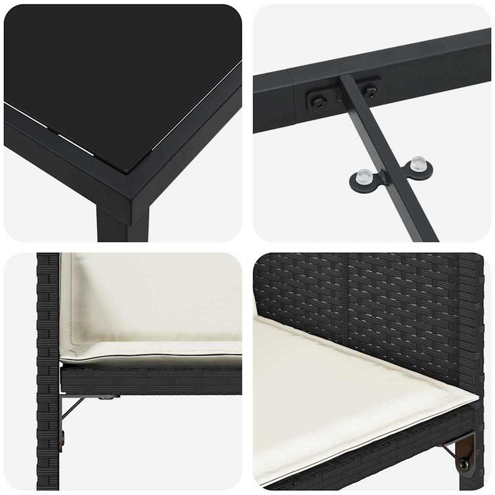 Produktbild vidaXL Modernes Esszimmer-Set (80 x 80 x 73 cm)