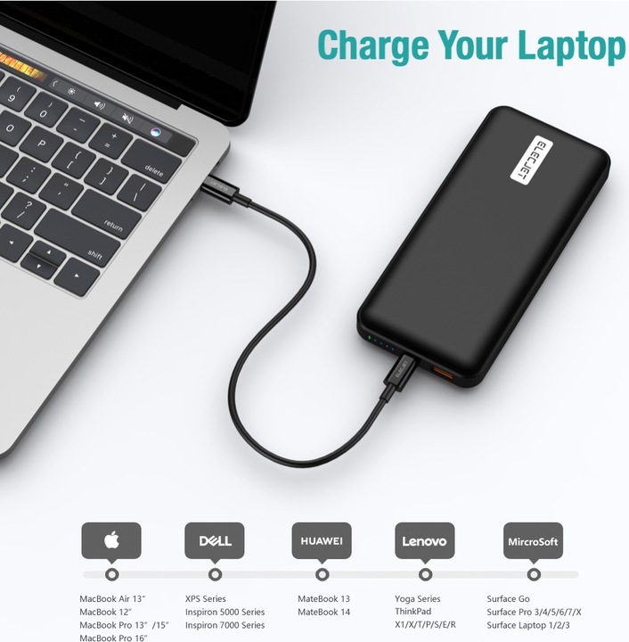 Produktbild Elecjet PowerPie P20 (20000 mAh, 45 W, 74 Wh)