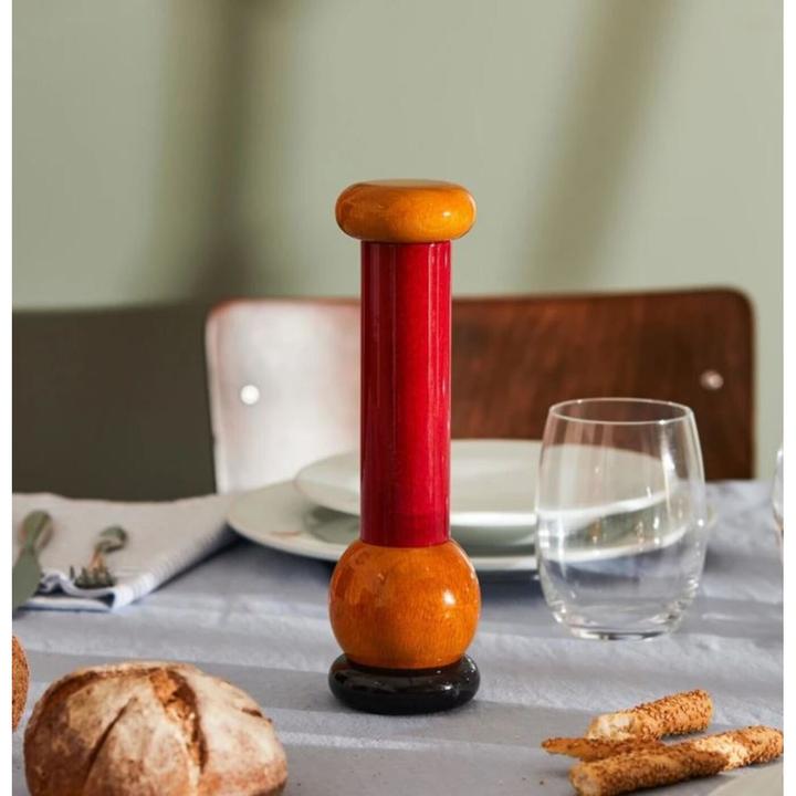 Productafbeelding Alessi Pepermolen COD: MP0210 rood-geel (Peper)