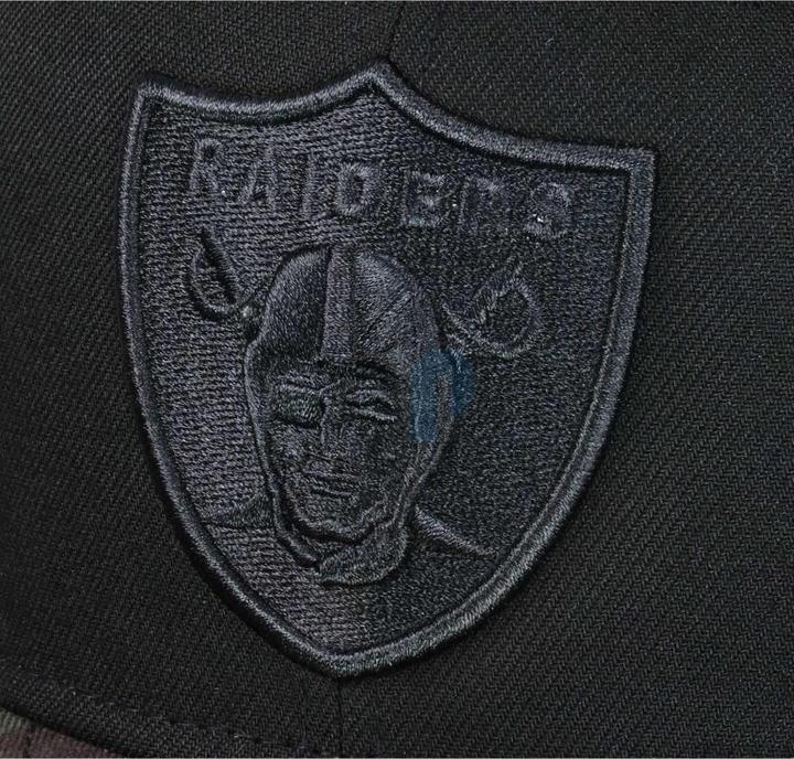 Produktbild New Era NFL - Las Vegas Raiders - Camo Black Wood 59Fifty Cap schwarz 7 1/4 (56)