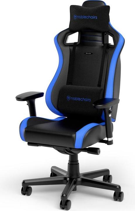 Image du produit noblechairs Chaise de jeu EPIC Compact - noir/carbone/bleu