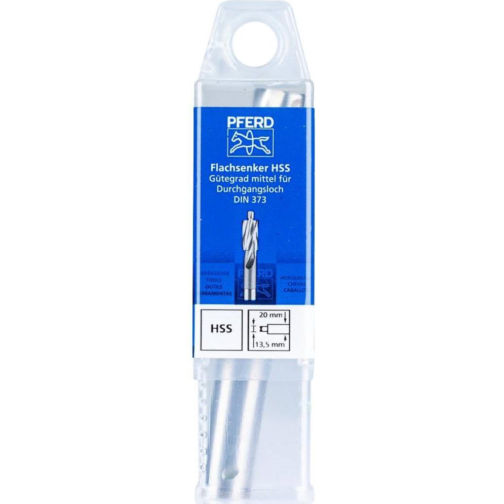 Thumbnail - Pferd, Bohrereinsatz, Flachsenker FLS HSS DIN 373 20,0 M 20 mm 1 St. (bis 20 Millimeter)