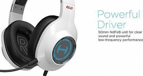 Actual product image Edifier Headset G2 II Gaming Headset 7.1 USB RGB white retail (Cable)