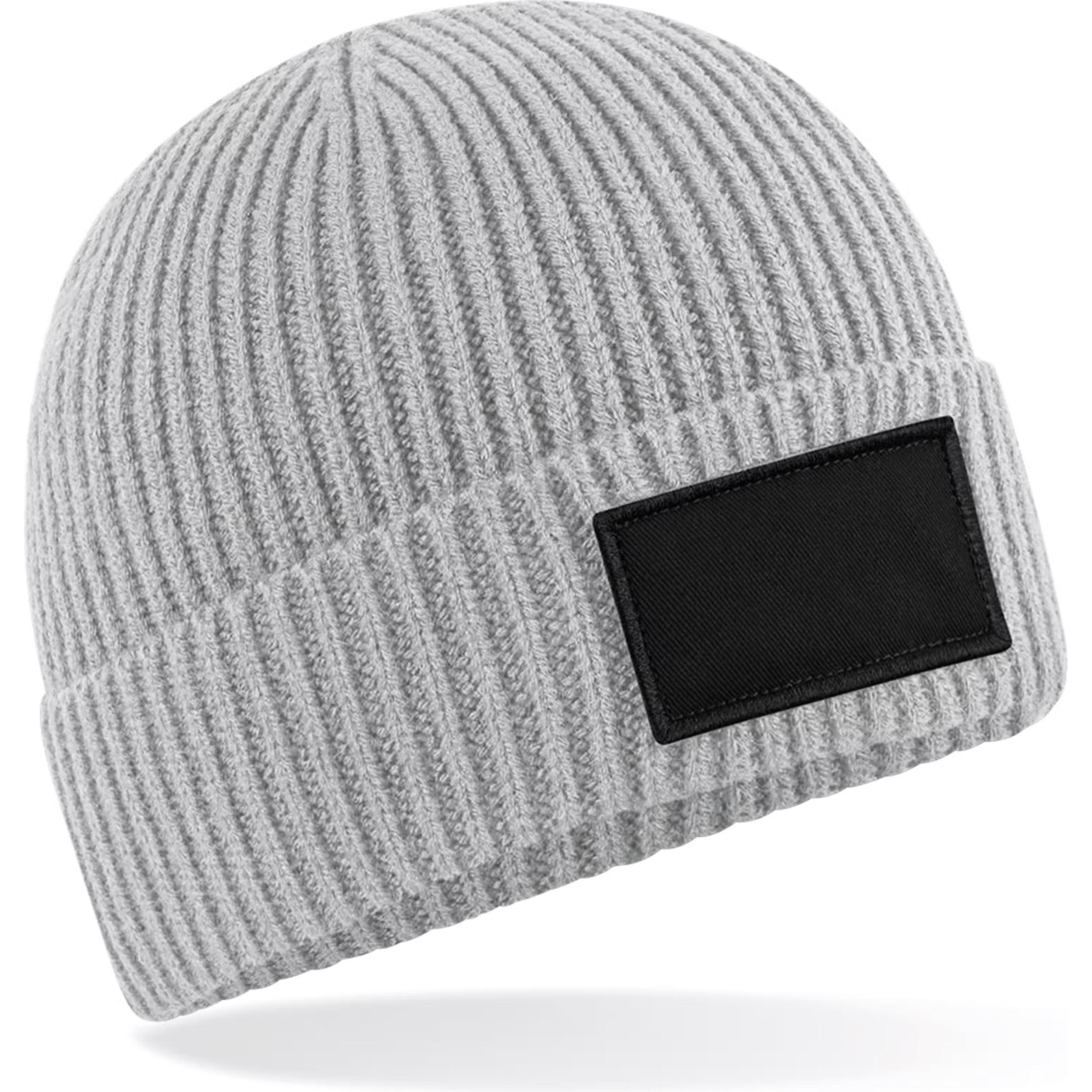 Thumbnail - Beechfield, Mütze, Trendige Mütze mit Patches, Grau