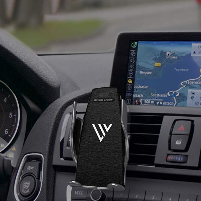 Immagine prodotto PhoneLook Elegante portacellulare per l'auto Smart Sensor + Ricarica wireless con USB-C