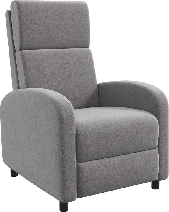 Immagine prodotto Homcom Relaxsessel mit Liegefunktion Polyester, Schaumstoff Grau