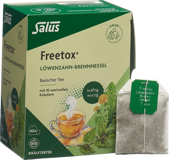 Actual product image Salus Freetox Tee Löwenzahn Brennnessel Bio (500 g)
