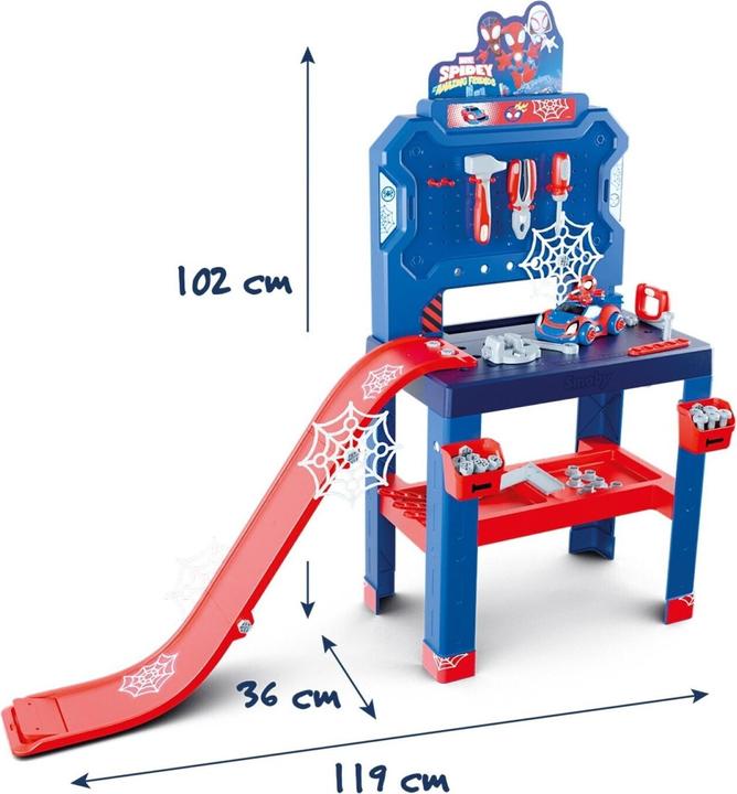 Produktbild Smoby Spidey Werkbank mit Sprungschanze