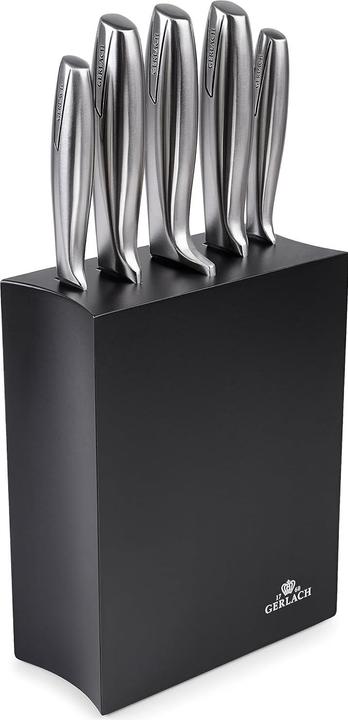 Produktbild Gerlach Jerlach Modern Messer in Schwarz 5-tlg. im Block.