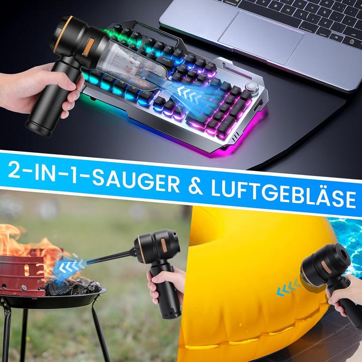 Produktbild Hovin ST-6659Plus Akku-Handstaubsauger mit Aufblasfunktion