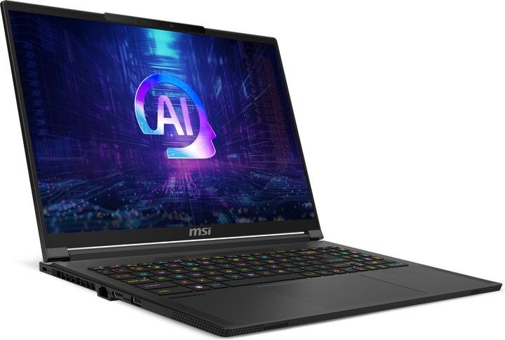Produktbild MSI Stealth A16 AI+ A3XWHG-044 Ryzen AI 9 HX 370 32GB/2TB SSD 16" QHD+ RTX5070Ti Win11 (16", 2000 GB, 32 GB, DE, Marvell ARMADA 370)