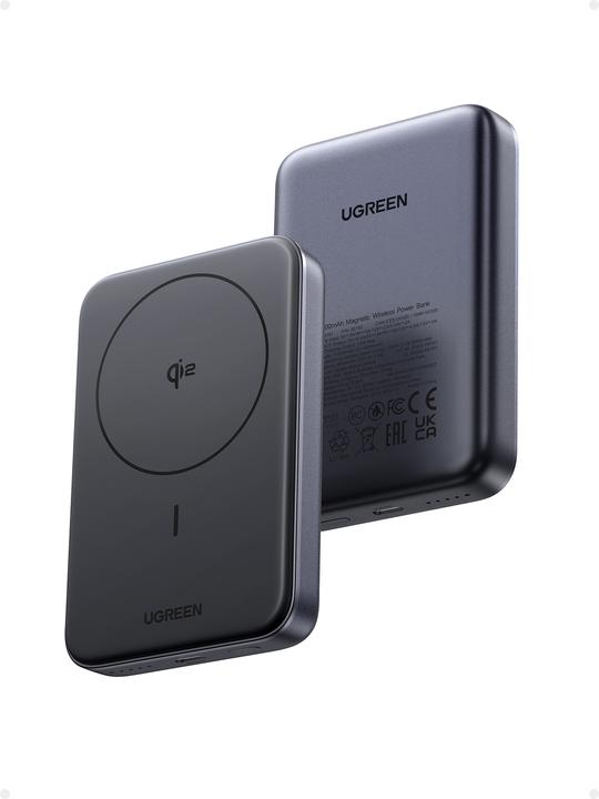 Produktbild Ugreen Magnetic Wireless Power Bank (10000 mAh, 30 W, 37 Wh)