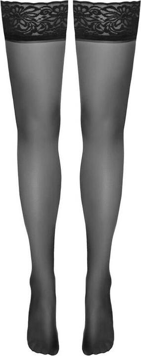 Actual product image Cottelli Collection Halterless Stockings (S)