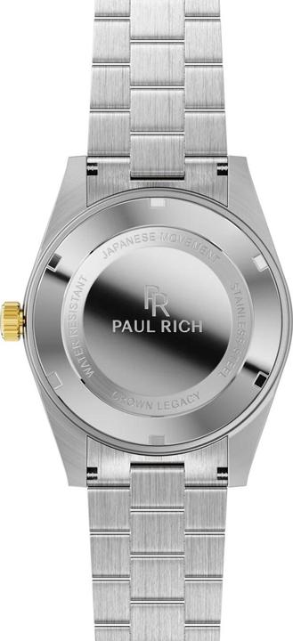 Actual product image Paul Rich PR-47457 Herrenuhr Crown Legacy Silver Gold Aventurine Blue 40mm 5ATM (Analogue wristwatch)