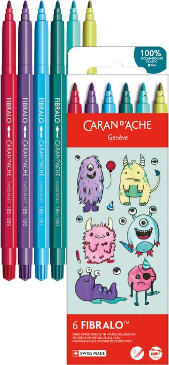 Image du produit Caran d'Ache Feutres Fibralo Kawaii (6x)