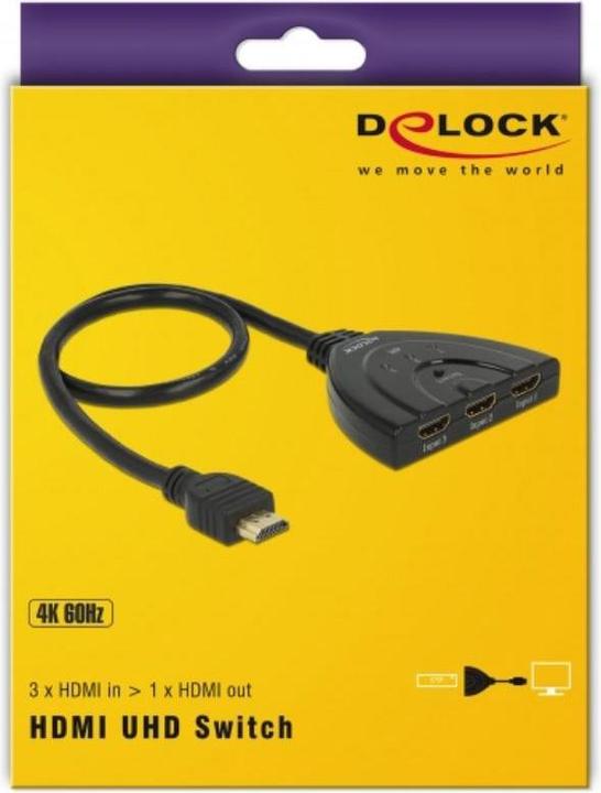Actual product image Delock 4K UHD HDMI Switch