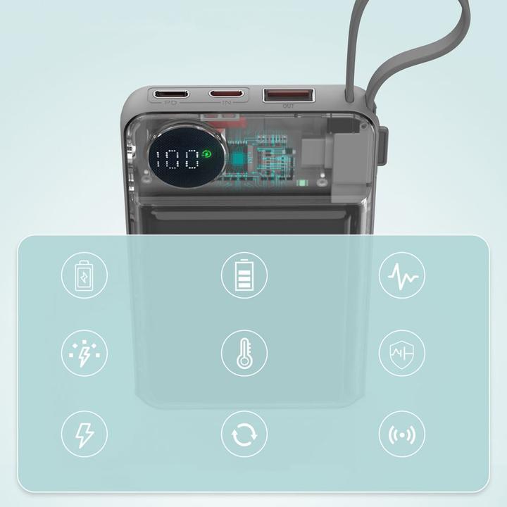 Actual product image Choetech B695 (10000 mAh, 20 W, 43.50 Wh)