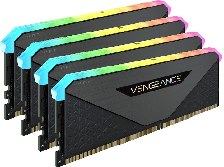 Image du produit Corsair Vengeance RGB RT (4 x 8GB, 3600 MHz, RAM DDR4, DIMM)