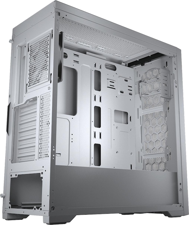 Actual product image Cougar MX330-G Pro Baltas | PC Case | Mid Tower / Mesh Front Panel / Fan / TG Left (mATX, Mini-ITX, ATX)