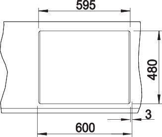 Produktbild Blanco METRA 6 (61.50 cm, 50 cm)