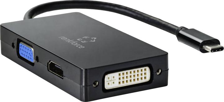 Produktbild Renkforce TV, Monitor Adapter (DVI, HDMI, USB Typ-C, VGA)