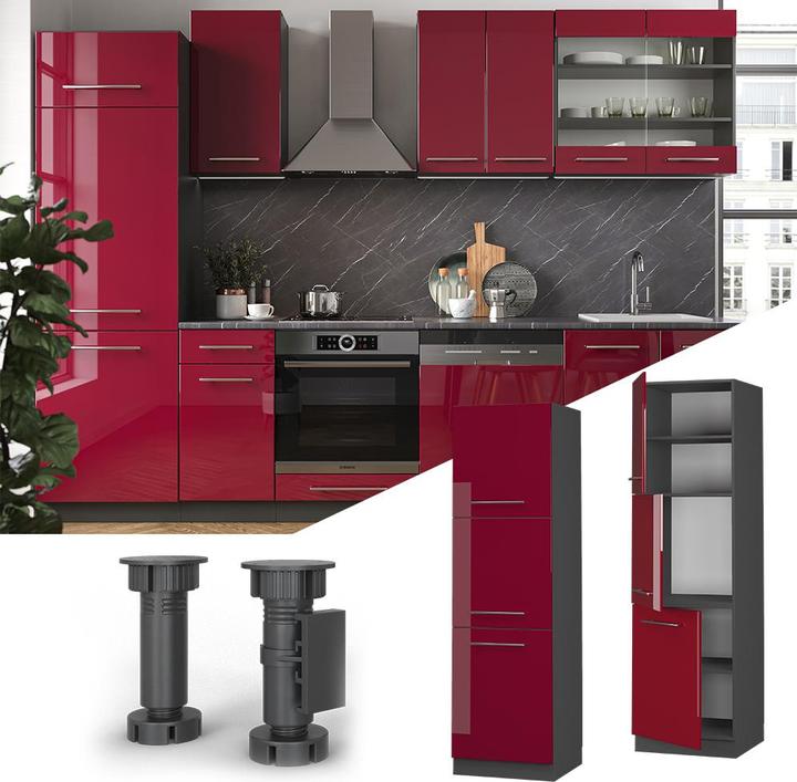 Produktbild Vicco Herdumbauschrank Fame-Line (60 x 58 x 206.80 cm)