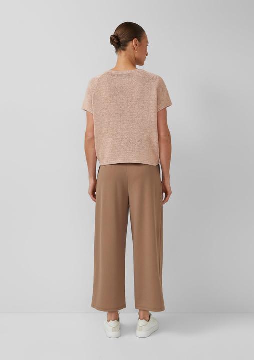 Produktbild s.Oliver Strickpullover Ärmelloser Strickpullover im Relaxed Fit mit U-Boot-Ausschnitt (S)