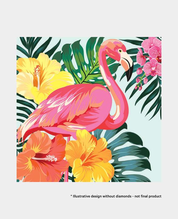 I Am Creative Diamond Painting Kit, Flamingo