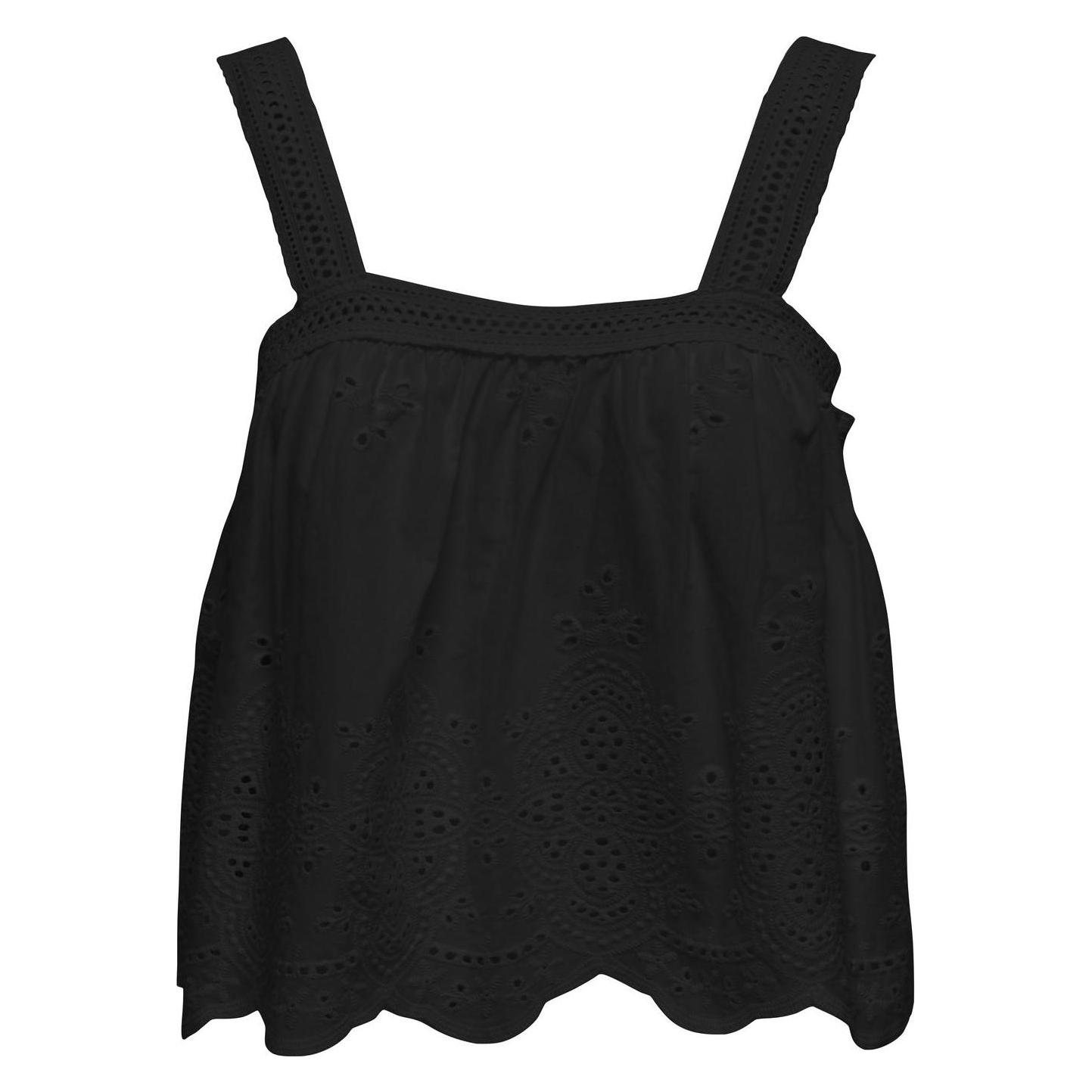 Only, Blusen, Onlmaggi Strap Top Wvn, (S)