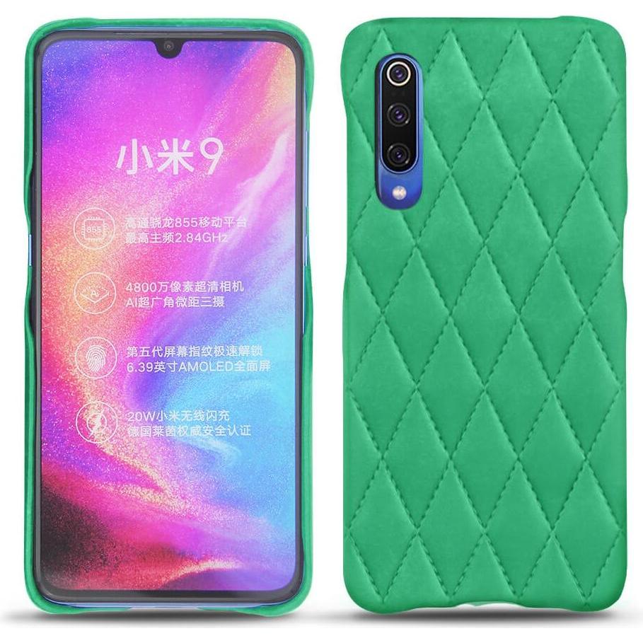 Noreve Lederschutzhülle (Xiaomi Mi 9), Smartphone Hülle, Grün