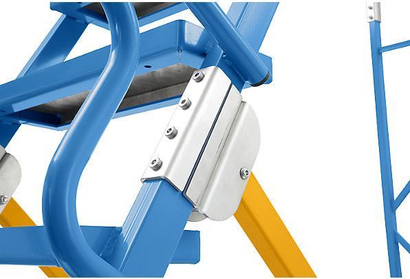 Produktbild eurokraft pro Mobile Podestleiter PREMIUM (Plattformleiter, 235 cm)