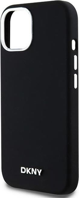 Actual product image DKNY DKHMP15MSMCHLK iPhone 15 Plus / 14 Plus 6.7" czarny/black hardcase Liquid Silicone Small Metal (Apple iPhone 14 Plus, Apple iPhone 15 Plus)