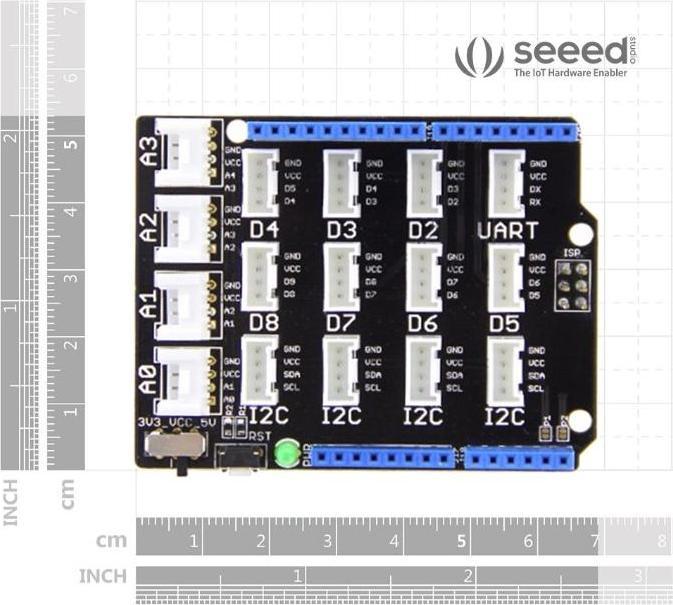 Actual product image Seeed Studio Studio Bus Distributor Grove Suitable for Series: Arduino UNO