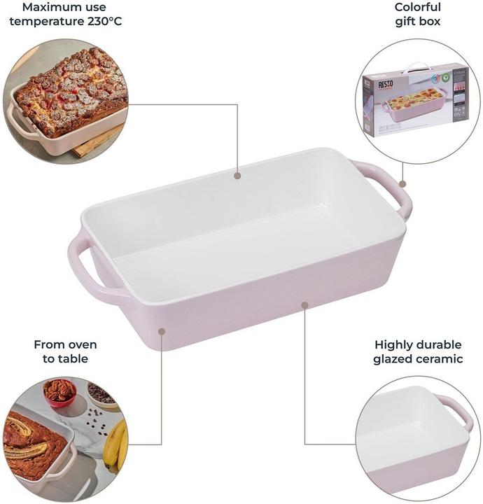 Actual product image Resto RECTANGULAR BAKEWARE 2.9L/96122