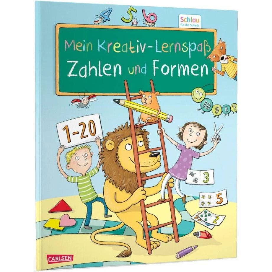 Thumbnail - Schlau für die Schule: Mein Kreativ-Lernspass: Zahlen und Formen, Kinderbücher von Theresia Koppers, Christine Mildner