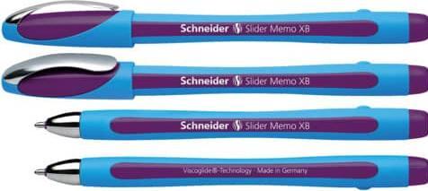 Actual product image Schneider Ballpoint pen Slider Memo (Violet, Blue, 1 x)