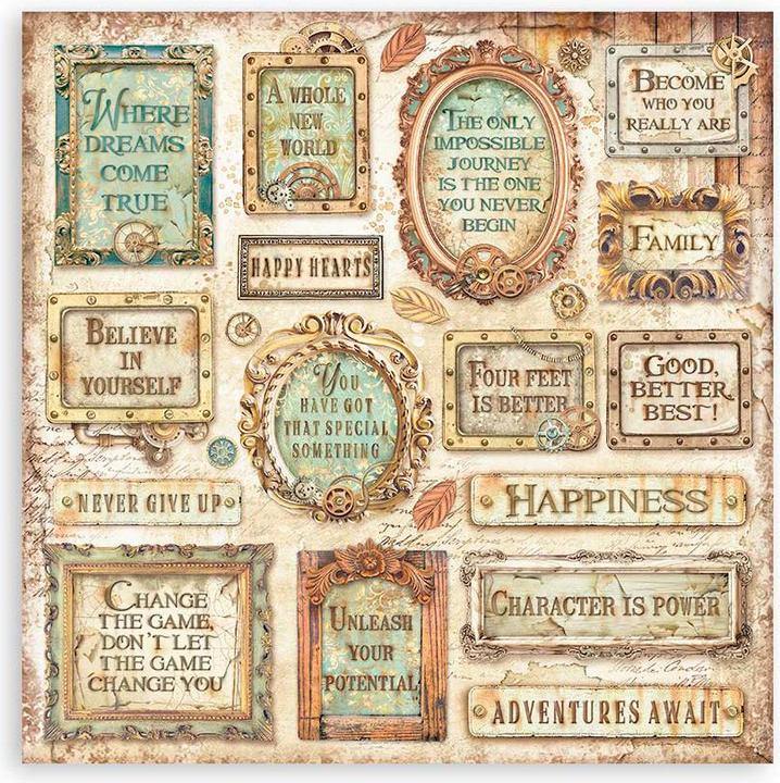Image du produit Stamperia Bloc de scrapbooking "Alterego (190 g/m², 10 x)