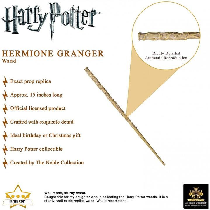 Immagine prodotto Noble Collection Harry Potter: Hermine Granger's Zauberstab