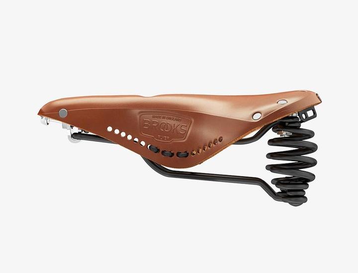Actual product image Brooks Running BROOKS Bicycle Saddle Flyer Carved, Honey