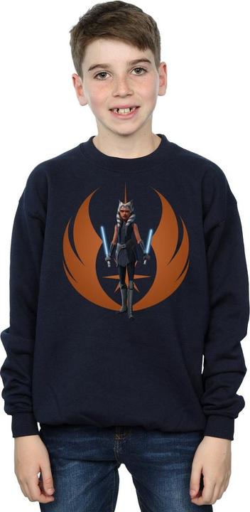 Produktbild Star Wars Clone Wars Ahsoka Rebel Pose Sweatshirt Jungen (140, 146)