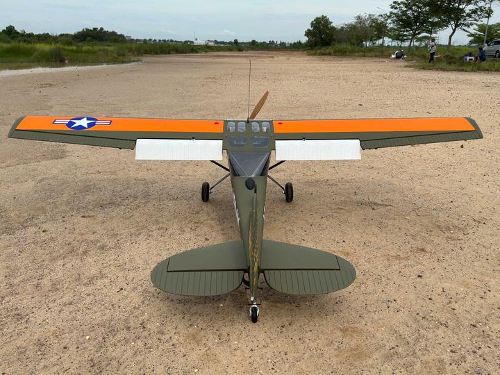Actual product image Seagull Models ( SG-Models ) Cessna Bird Dog "Chickenman" 122" ARF 75-125CCm (Scale Helicopter)
