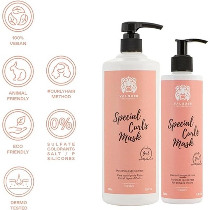 Actual product image Valquer Mascara Especial Rizos 300 Ml (290 ml, Liquid shampoo)