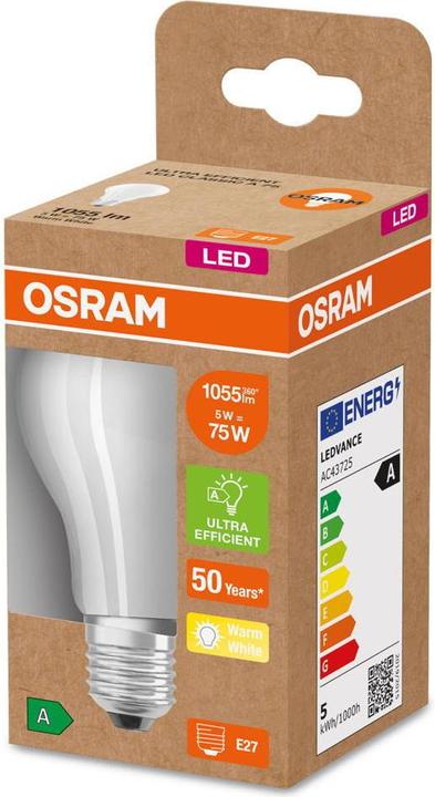 Produktbild Osram Led Filament Classic A (E27, 0.05 W, 1055 lm, 1 x, A)