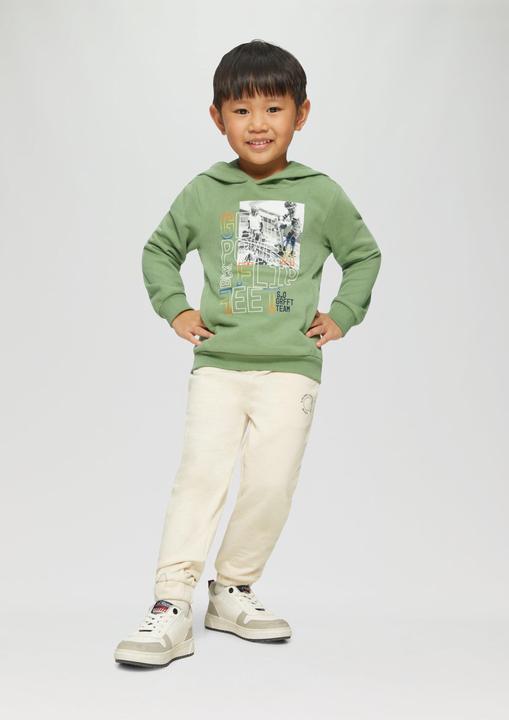 Produktbild s.Oliver Sweatshirt Kapuzen-Sweatshirt mit Fotoprint (98)