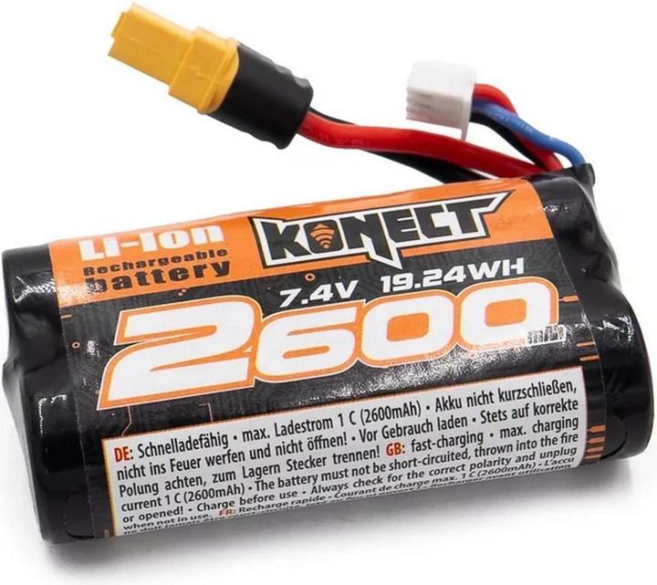 Konect RC-Akku Li-ion XT60 7.4 V 2600 mAh (7.40 V, 2600 mAh)