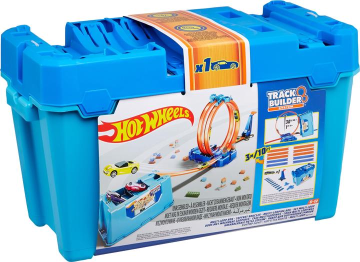 Actual product image Hot Wheels Track Builder Super Multi-Looping Box