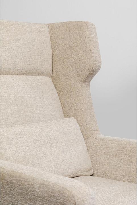 Actual product image Kare Design Armchair + stool Quinn High Beige