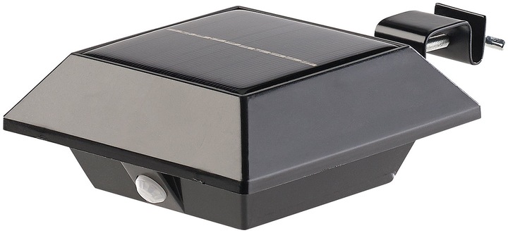 Produktbild Lunartec 2er-Set Solar-LED-Dachrinnenleuchten mit PIR-Sensor (160 lm, IP44)