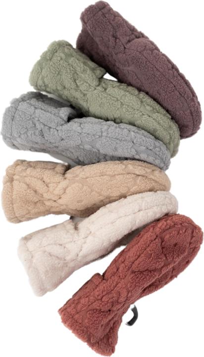 Actual product image Lodger Mittens Fleece Folklore Beige Size 1 (1)