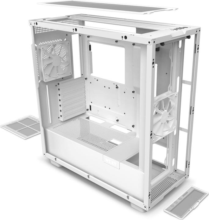 Productafbeelding NZXT H7 ALL White MidiTower glasvenster CM-H71BW-01 (ATX, mATX, E-ATX, Mini-ATX)